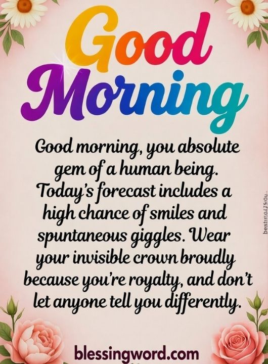 Cute Good Morning Blessings