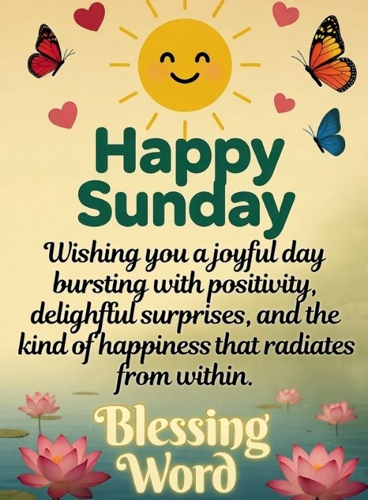 Happy Sunday Blessings