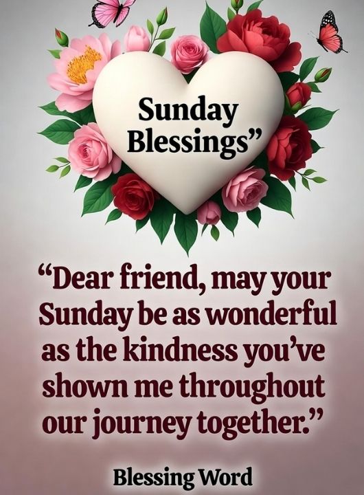 Sunday Blessings Quotes for Friends