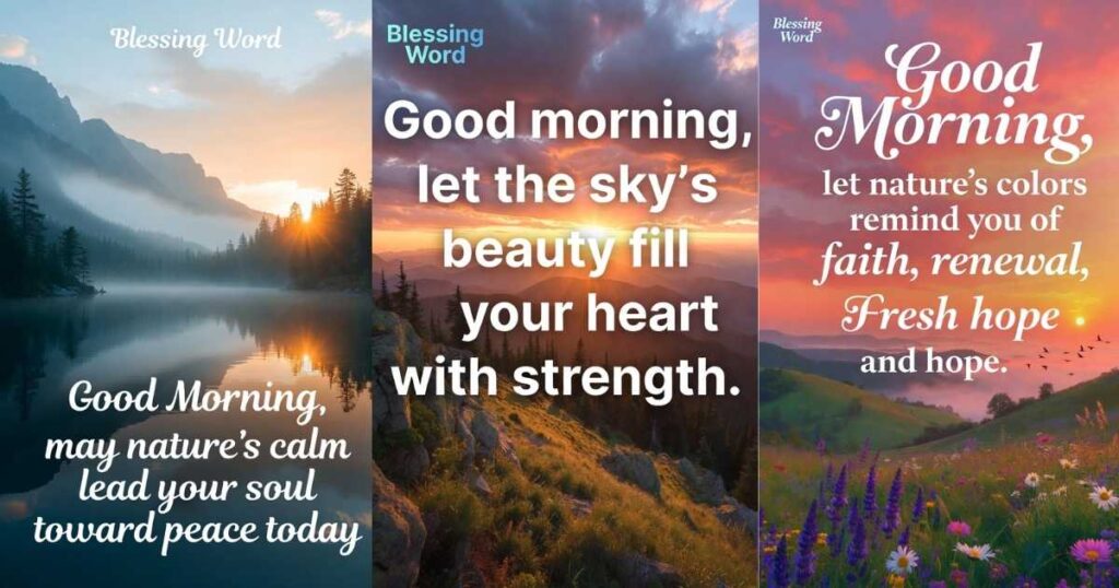 Beautiful Sunrise Good Morning Images with Nature