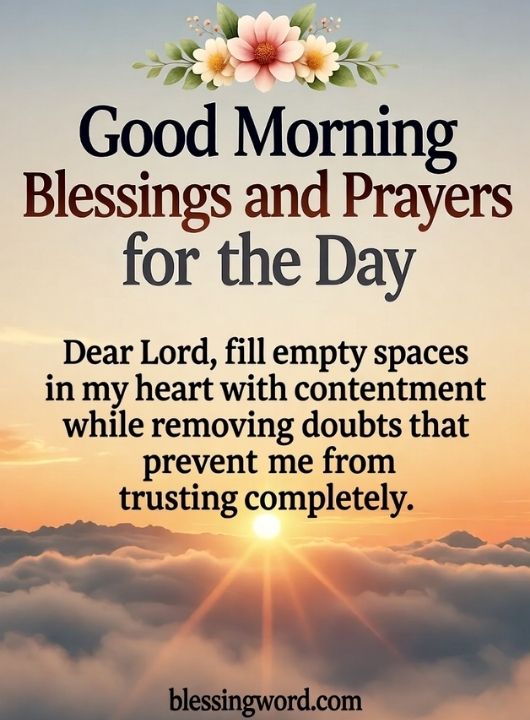 Good Morning Blessings and Prayers for the Day