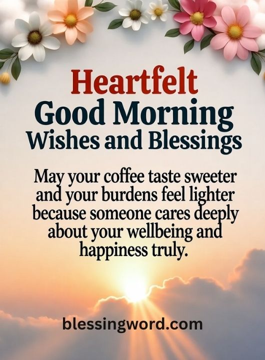 Heartfelt Good Morning Wishes and Blessings