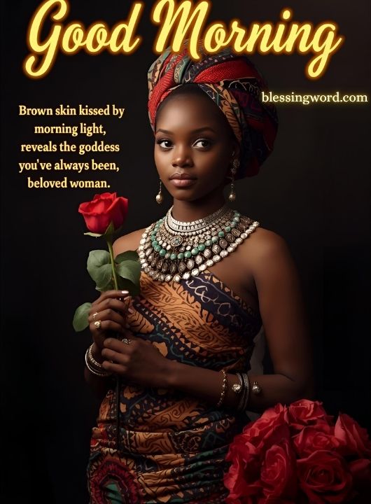 Romantic African American Good Morning Messages