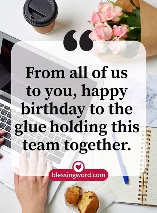 Team-Based Birthday Messages for Boss