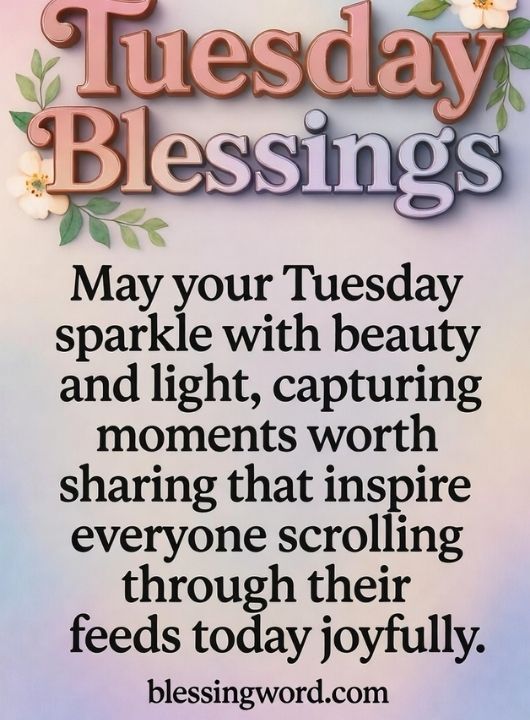 Tuesday Blessings For Images and Pics
