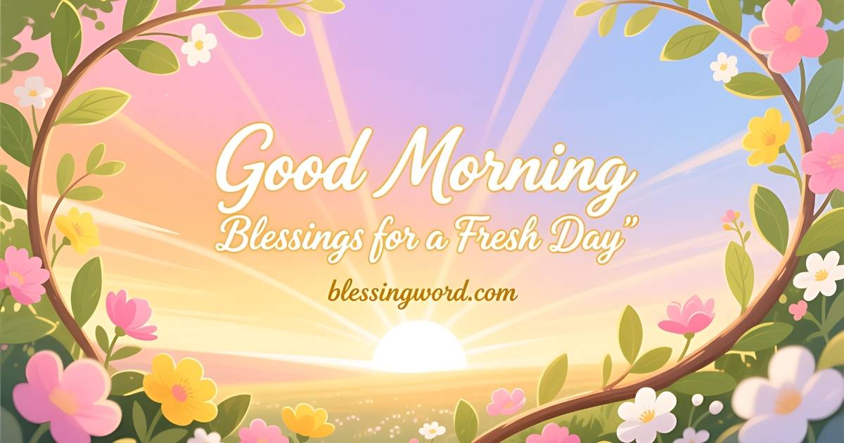 Good Morning Blessings
