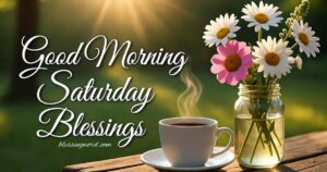 Good Morning Saturday Blessings