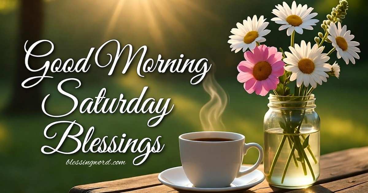 Good Morning Saturday Blessings